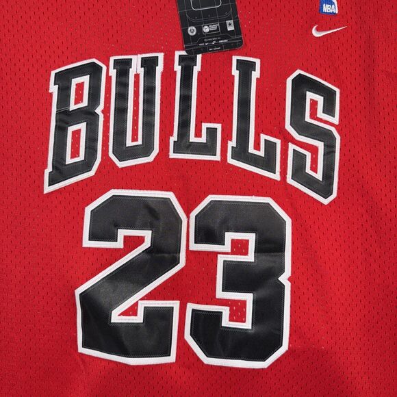 NEW Chicago Bulls #23 Michael Jordan 2009 Nike Swingman Throwback Jersey NBA XL - Picture 6 of 11